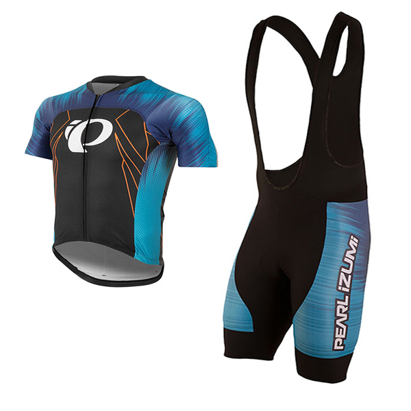 Pearl Izumi Kurzarmtrikot 2017 Und Kurze Tragerhose blau Und shwarz